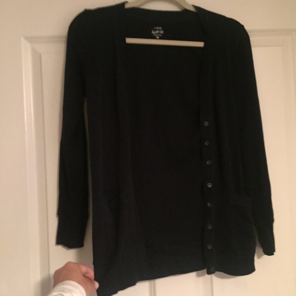 J Crew Navy Cardigan